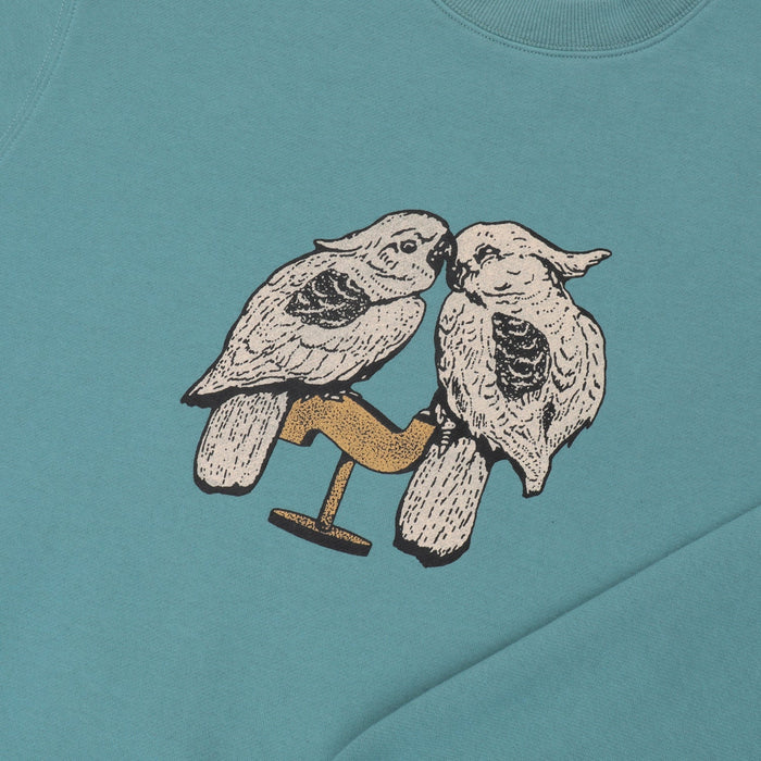PASSPORT - NESTING SWEATER (WASHED OUT TEAL)