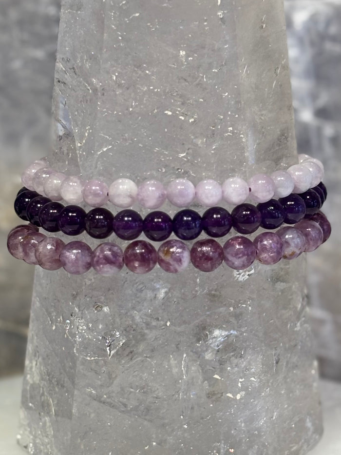 Peace & Anti-Anxiety, Set of 3 Beaded Bracelets