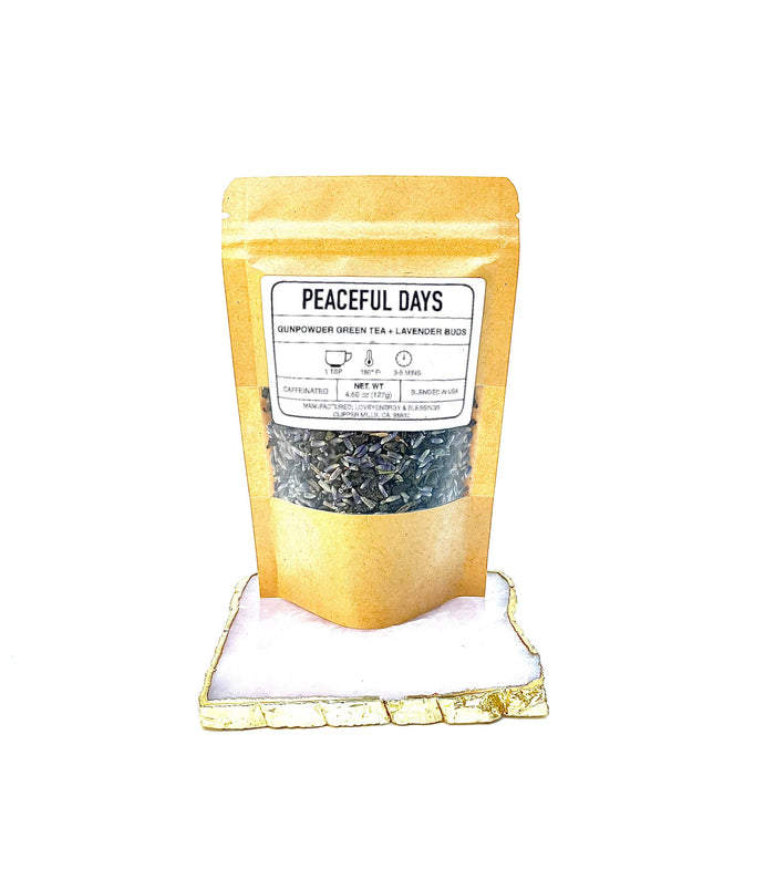 PEACEFUL DAYS Handcrafted Herbal Tea Blend Loose Leaf Tea
