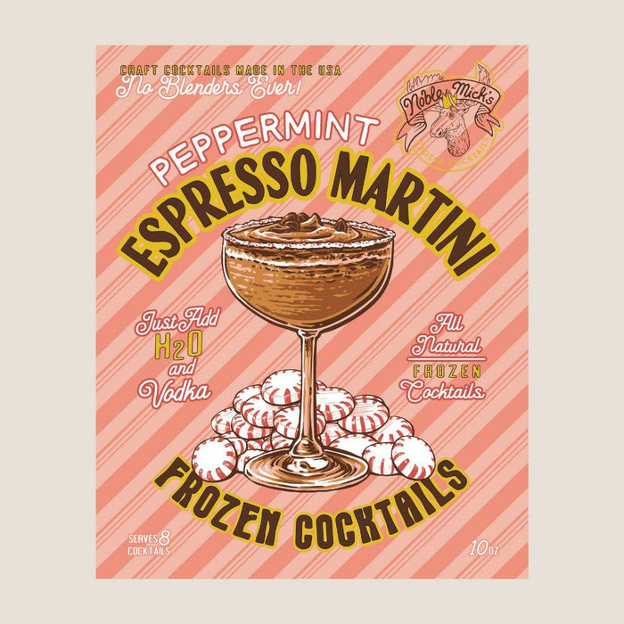 Peppermint Espresso Martini Frozen Cocktail