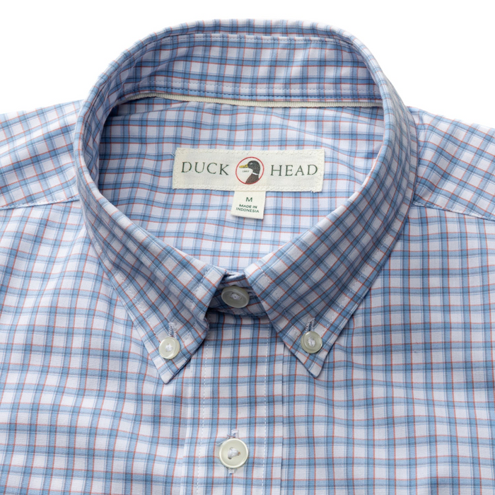 Performance Poplin Short Sleeve - Serenity Blue