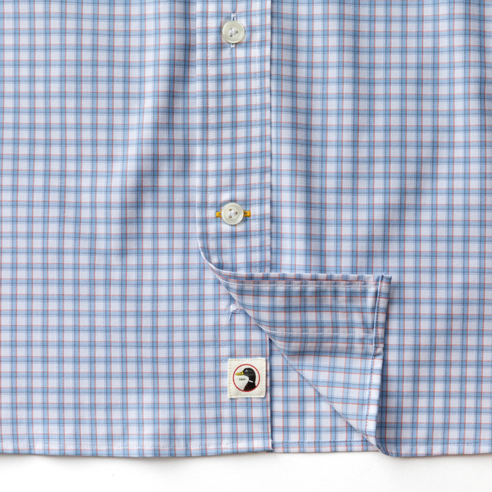 Performance Poplin Short Sleeve - Serenity Blue