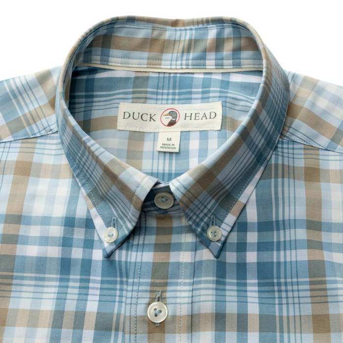 Performance Poplin Short Sleeve - Sky Blue