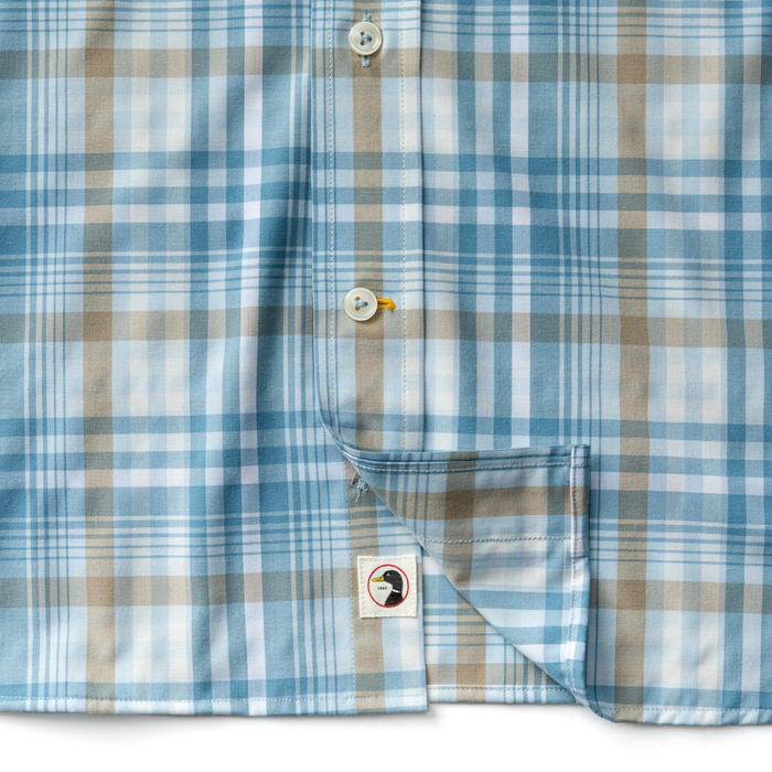 Performance Poplin Short Sleeve - Sky Blue