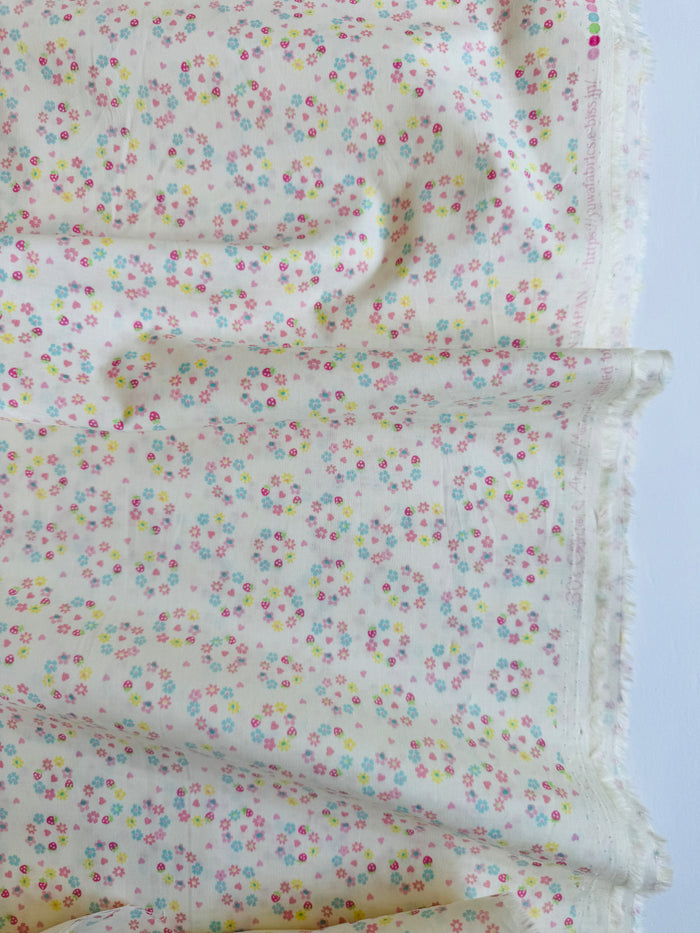 Petit Flower Wreath - Pastel (F) - Atsuko Matsuyama - 30's Collection - Yuwa