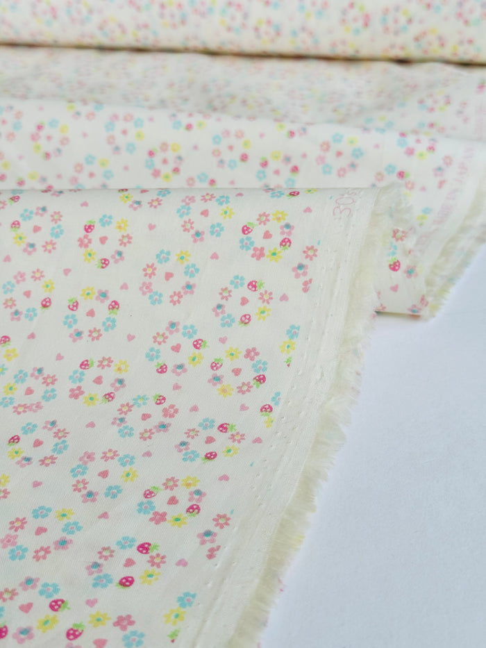 Petit Flower Wreath - Pastel (F) - Atsuko Matsuyama - 30's Collection - Yuwa
