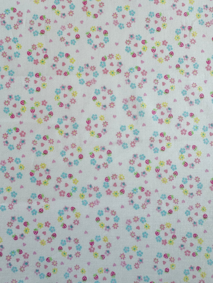 Petit Flower Wreath - Pastel (F) - Atsuko Matsuyama - 30's Collection - Yuwa