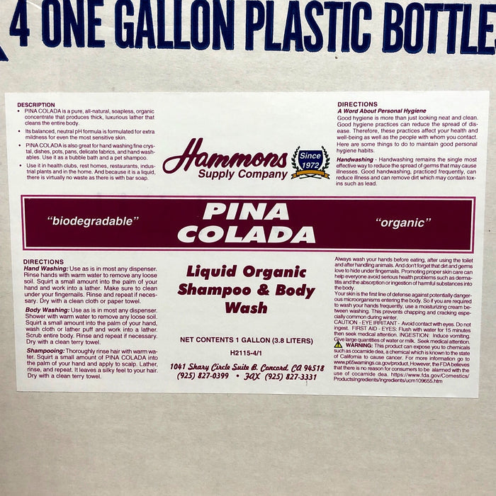 PINA COLADA HEAD & BODY WASH  ( HSC )