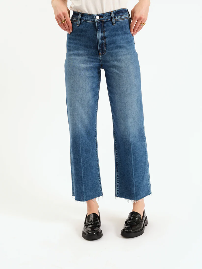 Pleaser High Rise Wide Leg- Indigo Wave