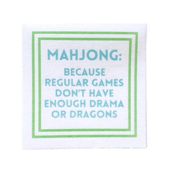 Plot Twist | MAHJONG NAPKINS