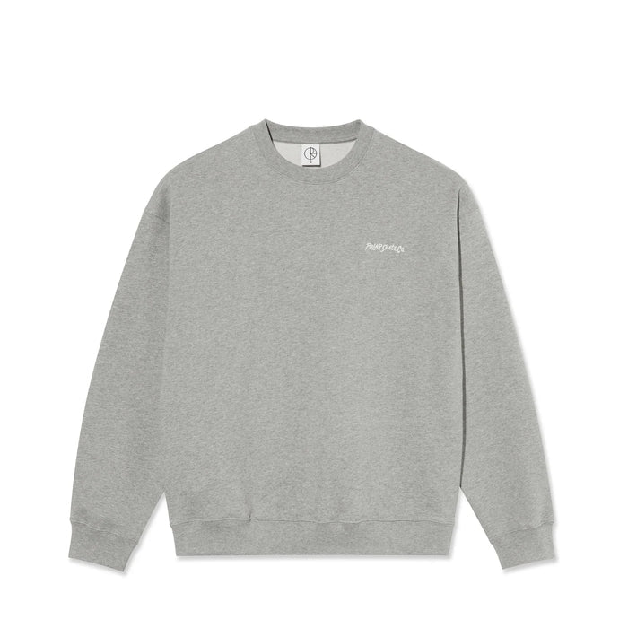 POLAR - DAVE CREWNECK SURF LOGO (HEATHER GREY)