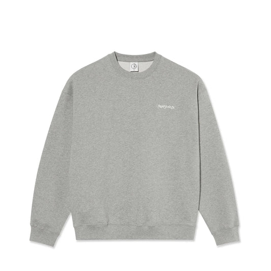 POLAR - DAVE CREWNECK SURF LOGO (HEATHER GREY)