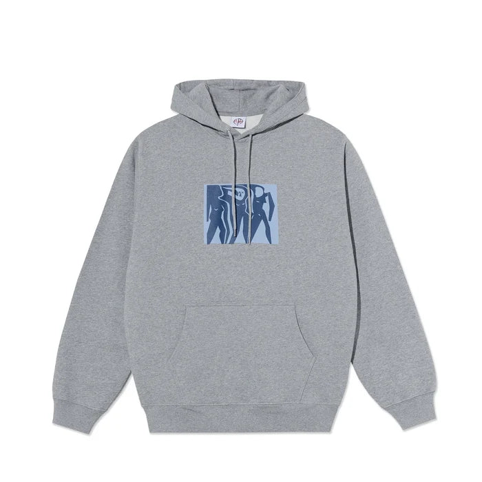 POLAR - DAVE HOODIE | CUT OUTS - HEATHER GREY