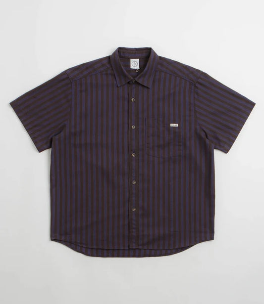 POLAR - MITCHELL SHIRT - PURPLE CHOCOLATE FLANNEL