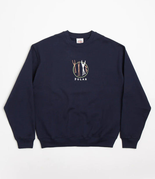 POLAR - POLAR GANG CREWNECK NAVY