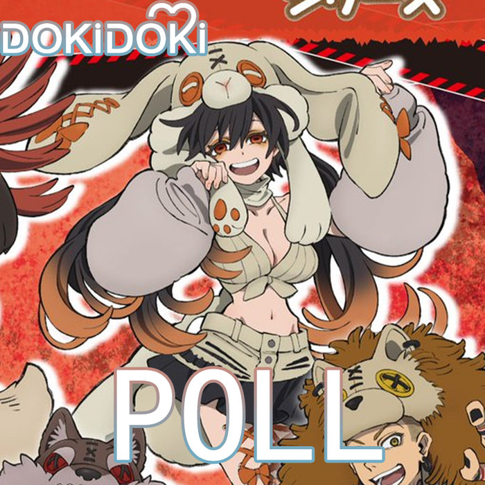 【POLL】$5 Deposit =10% OFF Coupon DokiDoki Anime GACHIAKUTA Cosplay Amo Empool Costume Stuﬀed Series