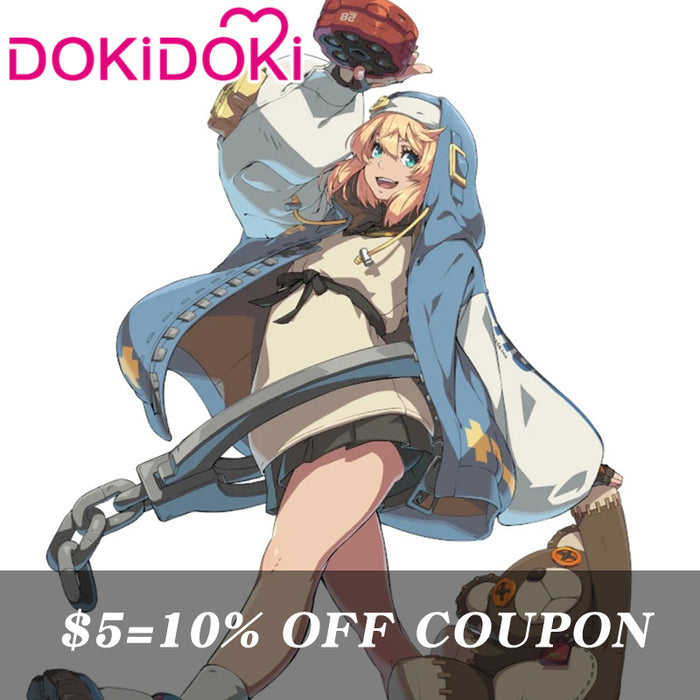 【POLL】$5 Deposit =10% OFF Coupon DokiDoki Game Guilty Gear Cosplay Bridget Costume
