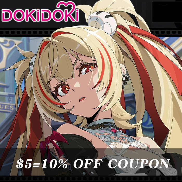 【POLL】$5 Deposit =10% OFF Coupon DokiDoki Game Zenless Zone Zero Cosplay Claret Costume ZZZ