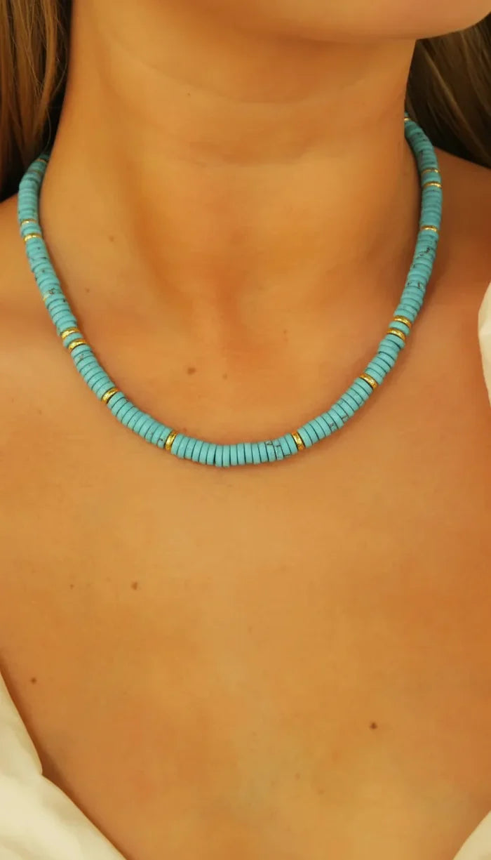 Portofino Collar-Turquoise