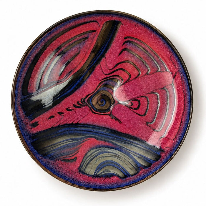 Pottery Art Wall Plate - Patton - Acosta's Home