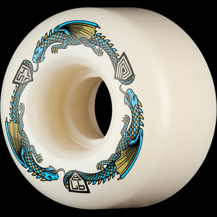 POWELL PERALTA - DRAGON FORMULA WHEELS V4 - 97A BLUE - 54MM X 34MM