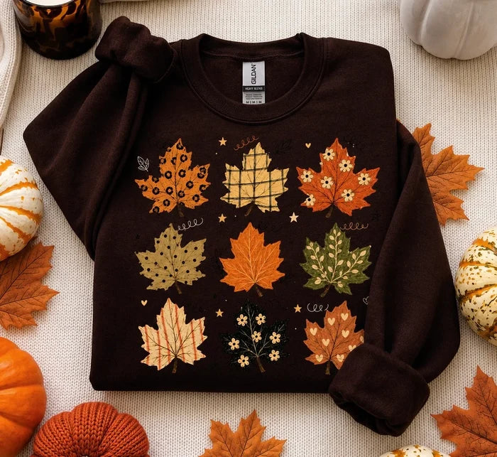 Preorder: Fall Leaves TEE or SWEATSHIRT // ships in 2-3 weeks