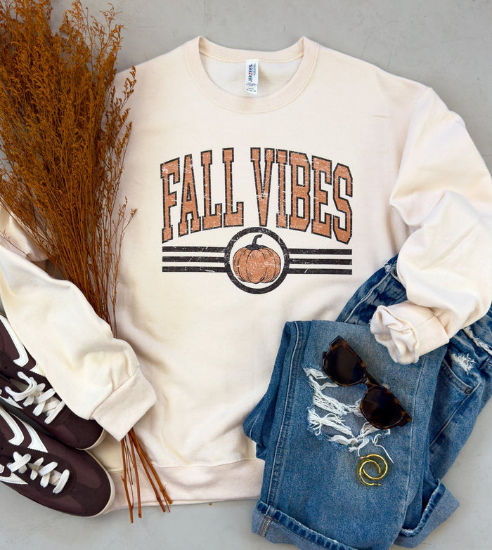 PREORDER: Fall Vibes SWEATSHIRT // ships in 2 weeks