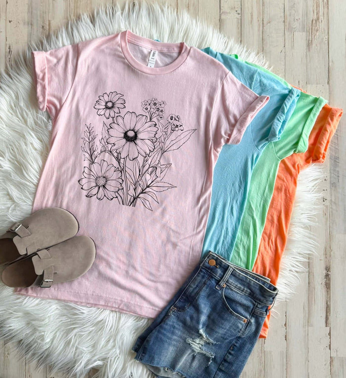 PREORDER: Spring Floral Tee