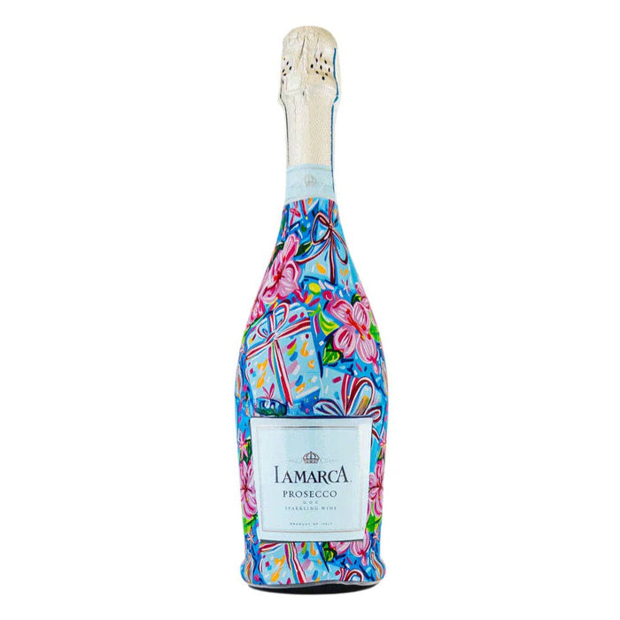 Preppy Happy Birthday Brushed Presents- Prosecco