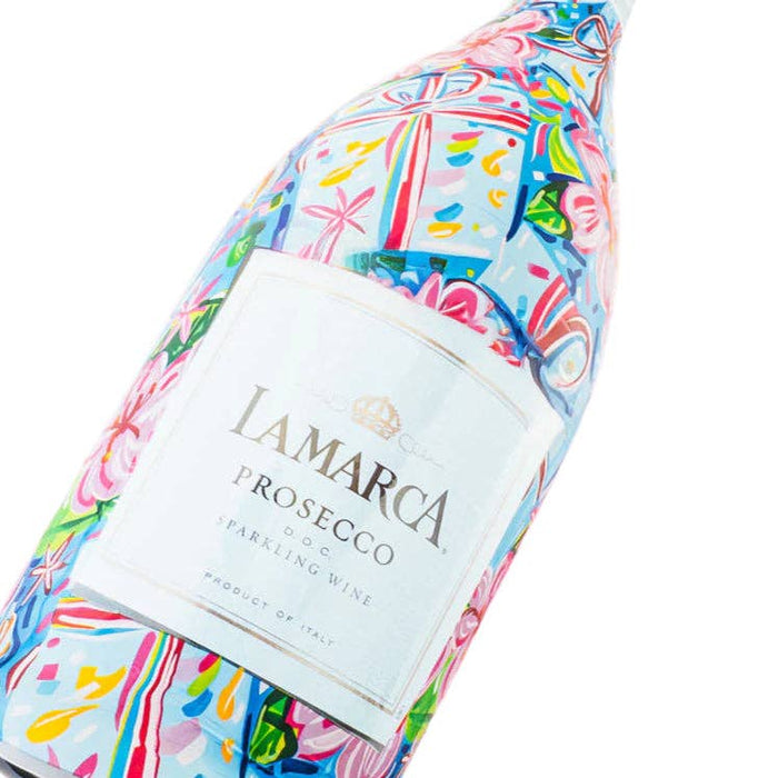 Preppy Happy Birthday Brushed Presents- Prosecco