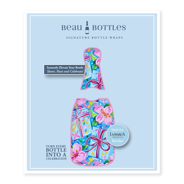 Preppy Happy Birthday Brushed Presents- Prosecco