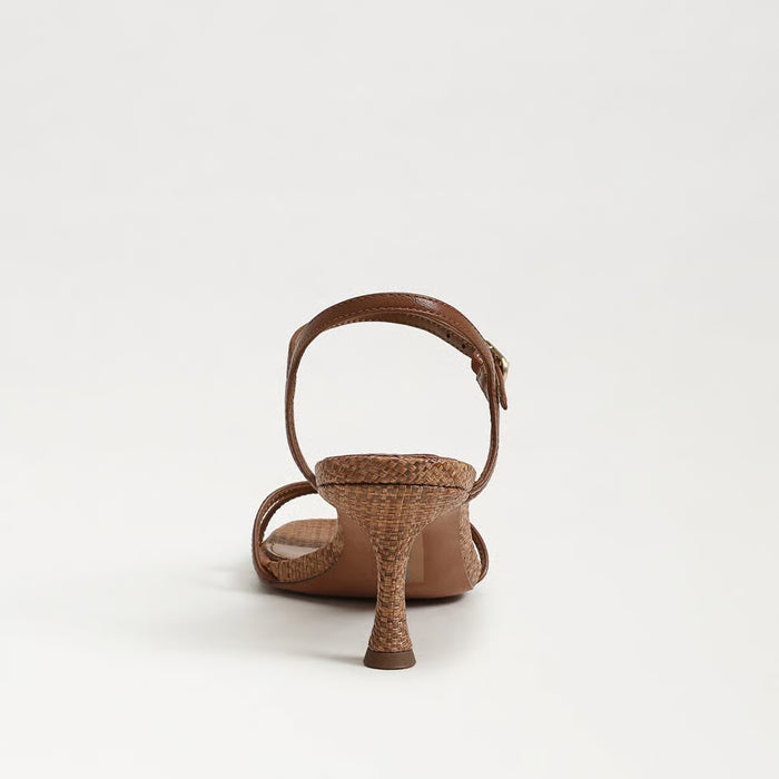 Presley Strappy Kitten Heel-Cognac