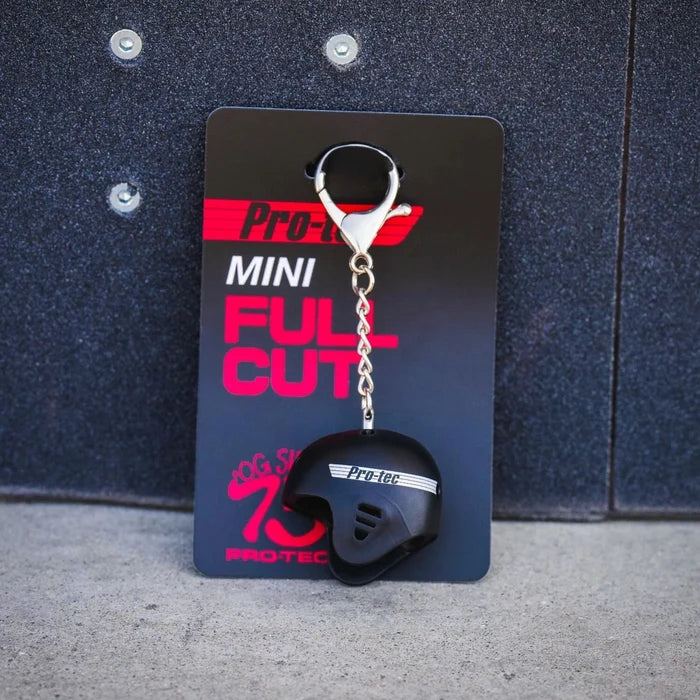 PRO-TEC - MINI FULL CUT HELMET KEYCHAIN MATTE BLACK