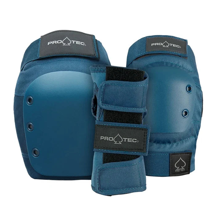 PRO-TEC - STREET ADULT 3 PK PAD SET BLUE