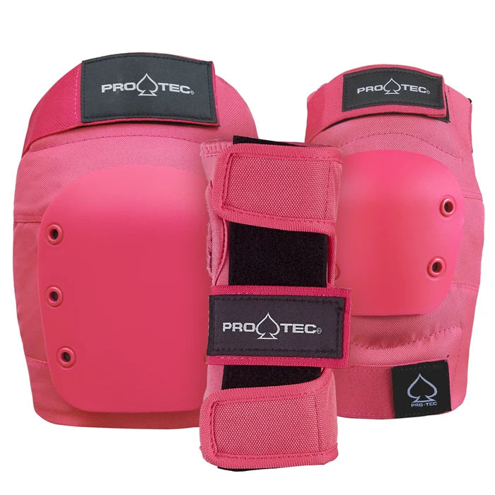 PRO-TEC - STREET JR. 3-PK PAD SET PINK