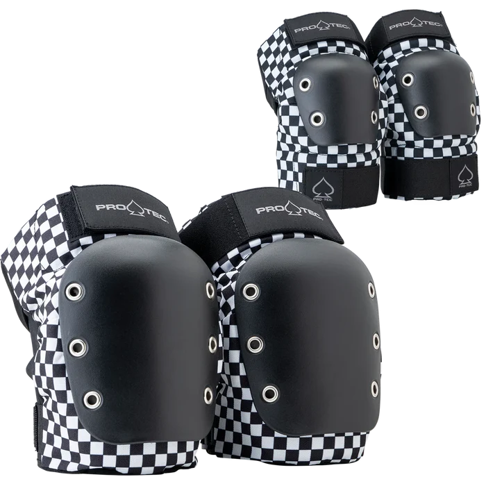 PRO-TEC - STREET KNEE/ELBOW PAD SET - CHECKER