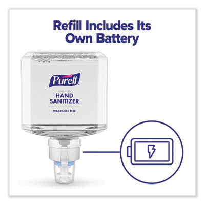 PURELL 7763-02 Advanced Gel Hand Sanitizer Refill, 1,200 mL, Clean Scent, For ES8 Dispensers, 2/Case