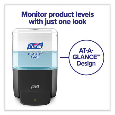 PURELL ES4 FOAM Soap Push-Style Dispenser, 1,200 mL, BLACK ( 5034-01 ) (soap inserts are sold separately)