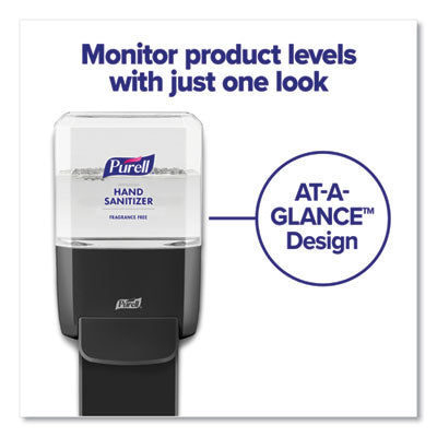 PURELL ES4 Push-Style Hand Sanitizer Dispenser, 1,200 mL, BLACK ( 5024-01 ) (sanitizer inserts are sold separately)