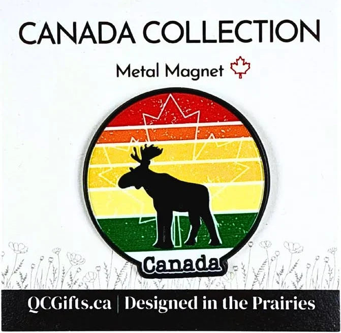 QC Gifts - Metal Moose Magnet