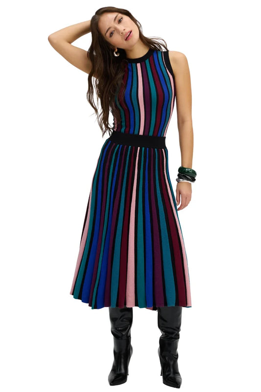 Quinn Skirt-Black Multi