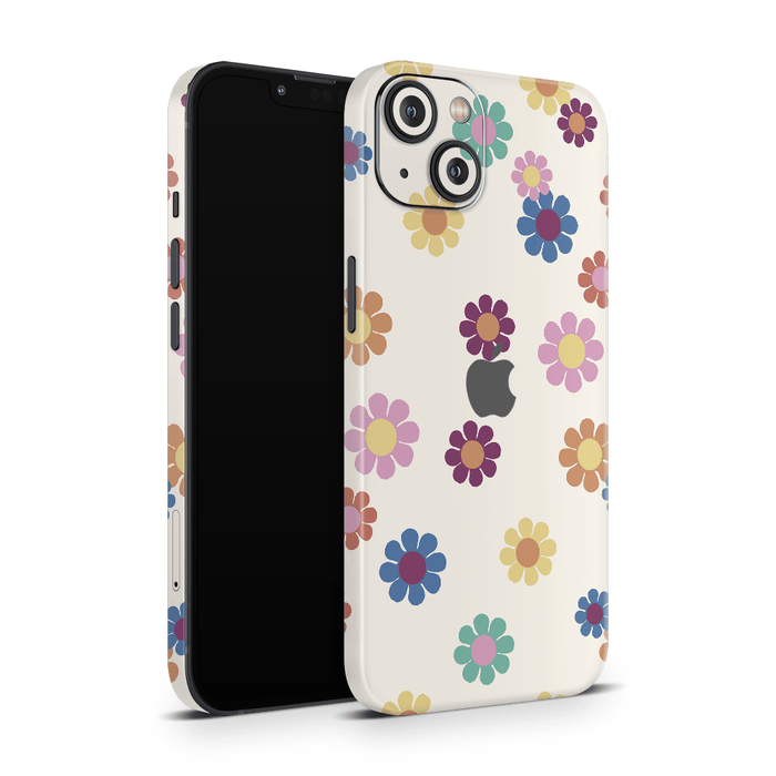 Rainbow Daisies Apple iPhone Decal Skins