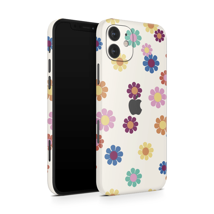 Rainbow Daisies Apple iPhone Decal Skins