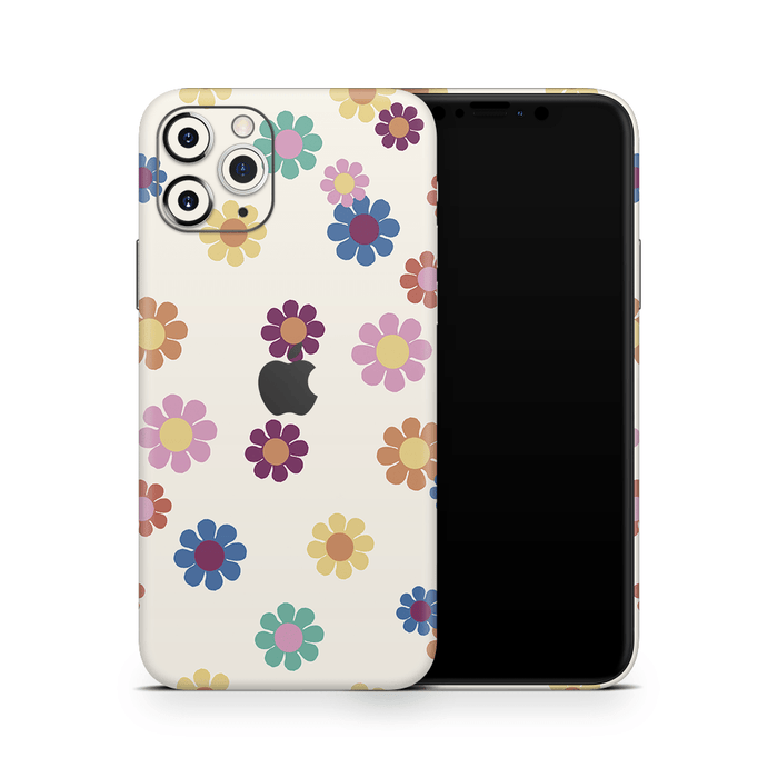 Rainbow Daisies Apple iPhone Decal Skins