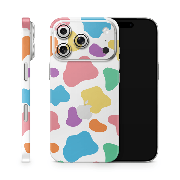 Rainbow Moo Moo Apple iPhone Decal Skins