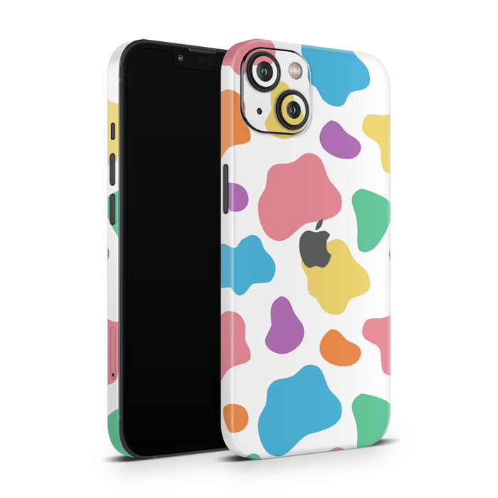 Rainbow Moo Moo Apple iPhone Decal Skins