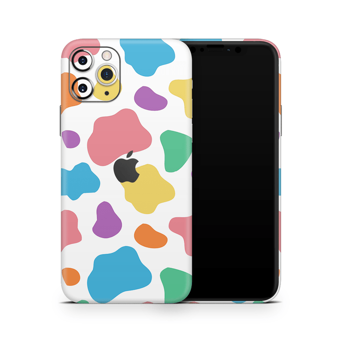 Rainbow Moo Moo Apple iPhone Decal Skins