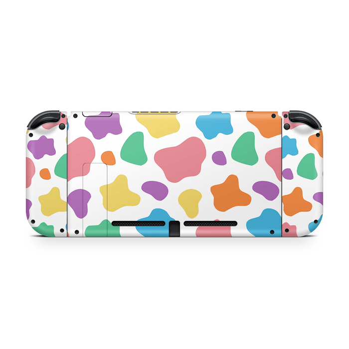 Rainbow Moo Moo Nintendo Switch Decal Skin
