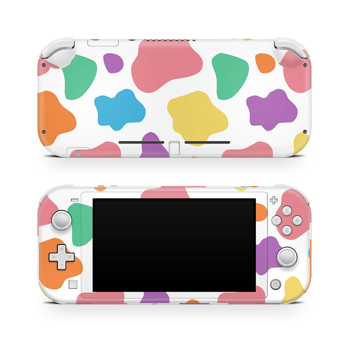 Rainbow Moo Moo Nintendo Switch Lite Decal Skin