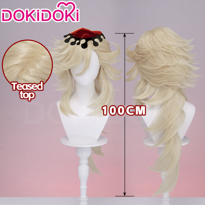 【Ready For Ship】DokiDoki Anime Cosplay Long Curly Blonde Hair